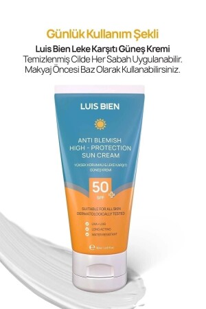 Anti-Blemish SPF 50+ Feuchtigkeitsspendende Sonnencreme mit hohem Schutz, 2 Stück 50 ml - 6