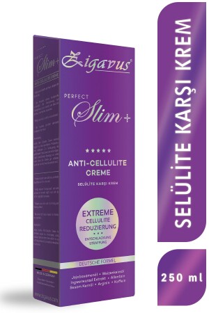 Anti-Cellulite-Creme 250 ml – Schlankmachende und straffende Wirkung & Anti-Dehnungsstreifen 8699349138196 - 1