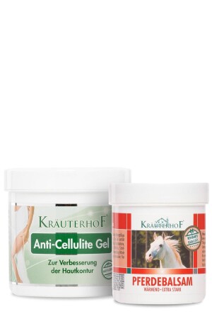 Anti-Cellulite-Gel 250 ml + wärmendes Massagegel 100 ml - 1