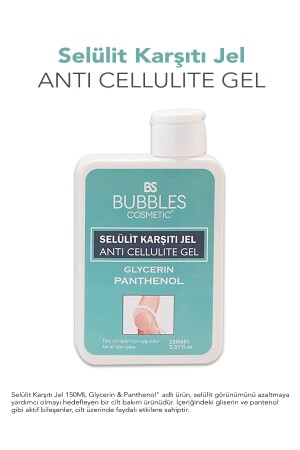 Anti-Cellulite-Gel und Dehnungsstreifen-Pflegecreme-Set, 2 x 150 ml - 3