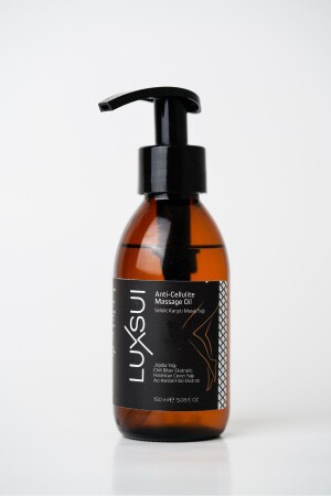 Anti-Cellulite-Massageöl 150 ml 100 % natürliches Rosshaar-Bürstengeschenk - 1