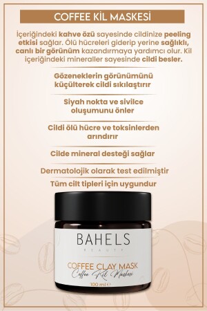 Anti-Cellulite- und Dehnungsstreifen-Creme – Kaffee-Ton-Gesichtsmasken-Hautpflegeset - 6