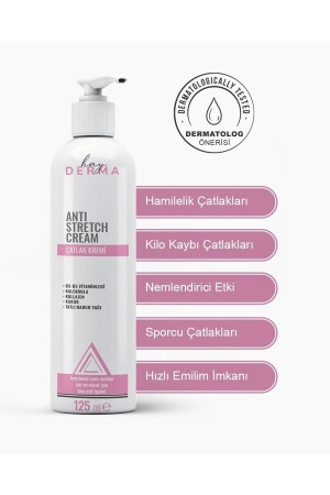 Anti-Dehnungsstreifen und intensiv feuchtigkeitsspendende Reparaturcreme (Schwangerschafts- und Dehnungsstreifen bei Sportlern) 125 ml - 1