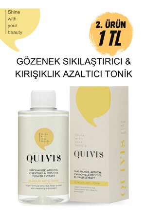 Anti-Falten-aufhellendes Glykolsäure-Tonikum mit porenstraffender und aufhellender Wirkung, 200 ml QS0001 - 1