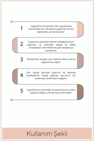 Anti-Falten-Seiden-Kollagenfaden-Set - 4