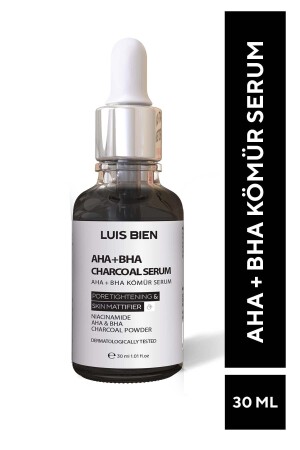 Anti-Hautfehler Aha Bha Serum mit Niacinamid-Extrakt mit Aktivkohle 30 ml LUU162 - 1