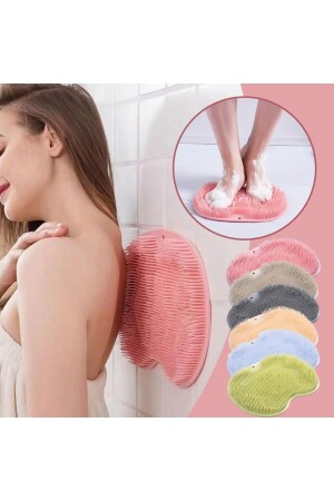 Anti-Rutsch-Badewannen-Massagepad für Badezimmer, starker Saugnapf, Bodenduschmatte, Rückenmassagekissen, Silikonbürste, Banyoo Liff - 6