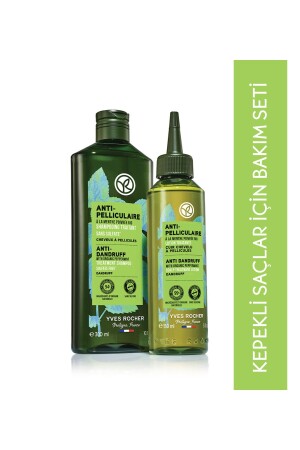 Anti-Schuppen (ANTI PELLICULAIRE) Beruhigendes präbiotisches Shampoo-Haarlotion-Set in Originalgröße - 1