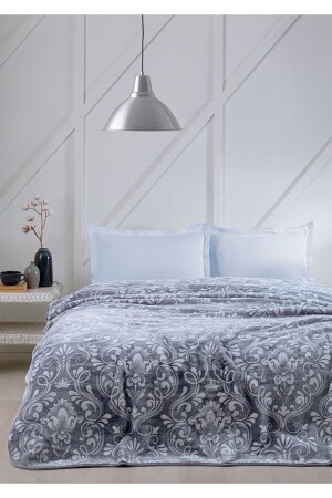 Antico Anthrazit Doppelsackdecke 200x240 8697353537295 - Özdilek