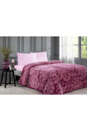 Antico Lila doppelt bedruckte Decke 8697353572647 - Özdilek