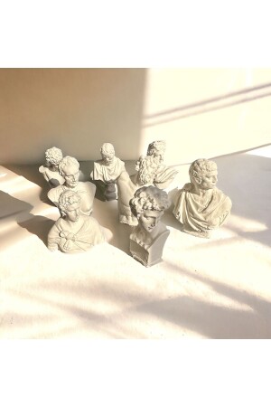 Antikes Mini-Statuen-Set (8 Teile) - 3