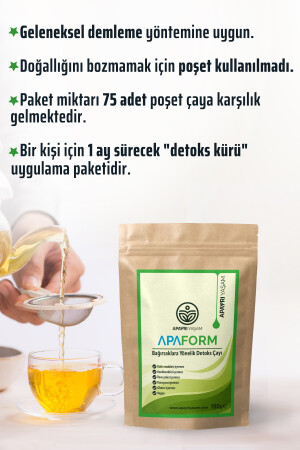 Apaform Ve Kilo Vermeye Yardımcı Bitkisel Detoks Form Çayı (1 Aylık) - 3