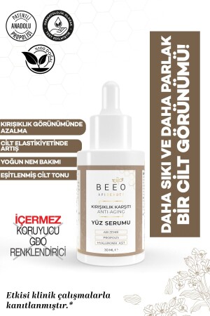 Apibeauty Anti-Aging-Gesichtspflegeserum mit bienengiftigem Propolis 30 ml BEEO152KAYS - 2