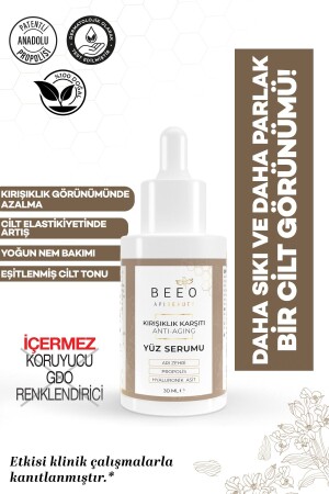 Apibeauty Anti-Aging-Gesichtspflegeserum mit bienengiftigem Propolis 30 ml BEEO152KAYS - 1