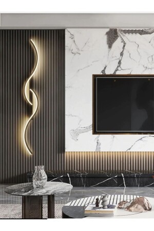 MNZ-Sconce / 120 سم / قماش الأنتراكيت / 3 ألوان إضاءة / 3 سنوات ضمان - Pera