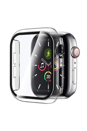 Apple Watch 7 8 9 41mm Kılıf Kasa Ve Ekran Koruyucu 360 Tam Koruma Kapak TYC00303496163 - 1