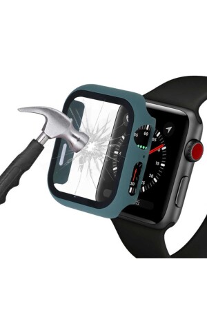 Apple Watch 7 8 9 41mm Kılıf Kasa Ve Ekran Koruyucu 360 Tam Koruma Kapak TYC00303496163 - 3