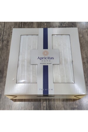 APRİCİTAS PREMIUM DECKE DOPPEL Ecru FARBE 600 GRM WEICH - 1