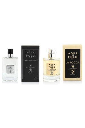 Aqua Di Polo 2-teiliges Geschenkset für Damen/Herren, La Rocca Women und Gran Paradiso Herrenparfüm Stcc000701 STCC000701 - 2