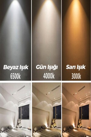 Arana ( Siyah Kasa, Beyaz Işık ) Ledli Modern Plafonyer Led Avize, Salon, Mutfak, Oturma Odası Arana-Siyah - 6