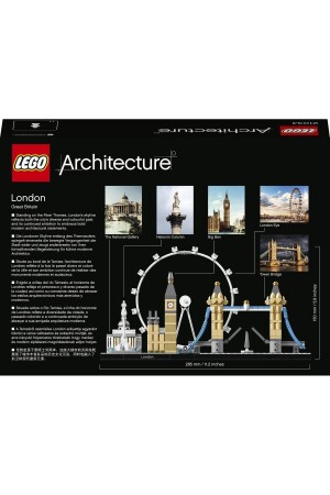 ® Architecture London 21034 – Bauset für Erwachsene, die sich für Reisen und Architektur interessieren (468 Teile) RS-L-21034 - 4