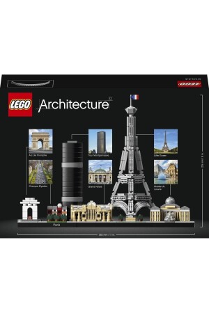 ® Architecture Şehir Yapıları Koleksiyonu 21044 Paris Yapım Kiti (694 Parça) - 4