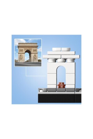 ® Architecture Şehir Yapıları Koleksiyonu 21044 Paris Yapım Kiti (694 Parça) - 5