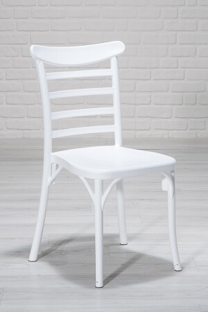 Arda / Efes Küchentisch-Set 4 Stühle 1 Tisch – Weiß MDLF0777777-01 - 3