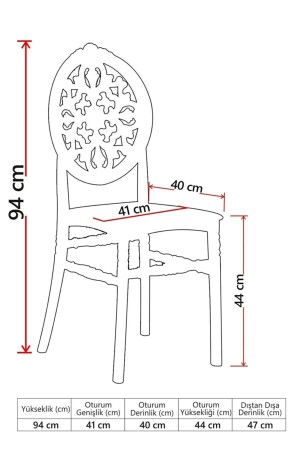 Arda / Venus Küchentisch-Set 1 Tisch 4 Stühle – Weiß - 4