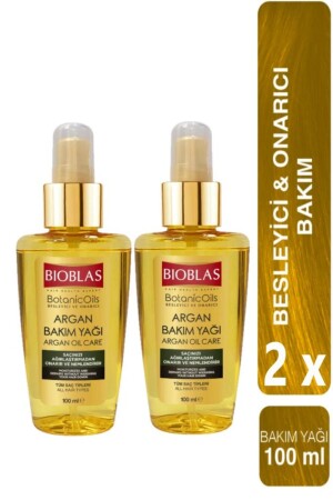 Argan Bakım Yağı 100 ml - Onarıcı Bakım Yağı 2 Adet - Bioblas