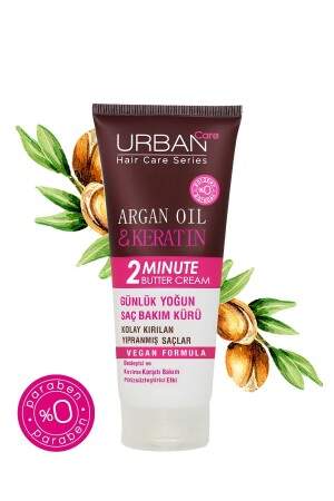 Argan Oil&keratin Kolay Kırılan Yıpranmış Saçlara Özel Yoğun Saç Bakım Maskesi-200 ml - 4