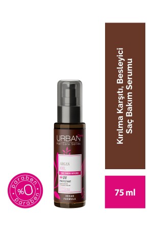 Argan Yağı Kolay Kırılan Yıpranmış Saçlara Özel Saç Bakım Serumu-vegan-75 ml - Urban Care