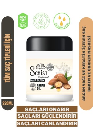 Argan Yaglı ve Keratinli Saç Maskesi 200 Ml - 1