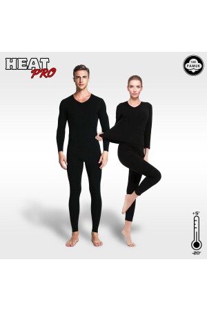 Argeus Heatpro Unisex-Thermounterwäscheset in Schwarz - 1