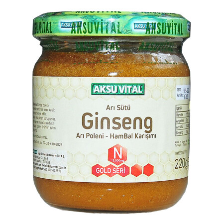 Arı Sütü Ginseng Polen Bal Karışımı 220 Gr - 3