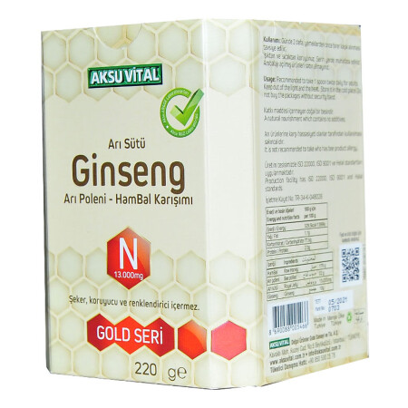 Arı Sütü Ginseng Polen Bal Karışımı 220 Gr - 4