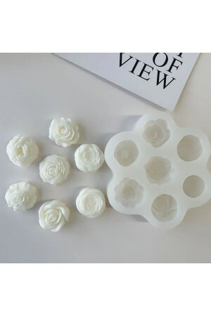 قماش سيليكون من شمعة الوردة من قماش الوردة - قماش سيليكون من قماش الوردة متعددة الحجم - Arıca Pazarlama