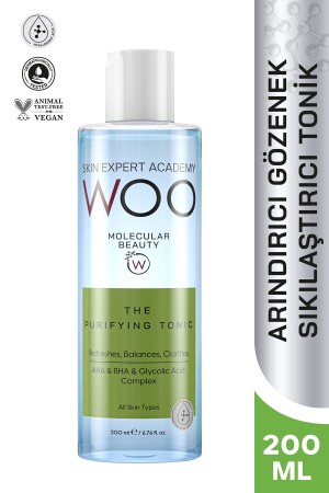 Arındırıcı Gözenek Sıkılaştırıcı Tonik 200ml Lekeleri Açma Etkili Nemlendirici Ve Temizleyici - Woo Skin Expert Academy