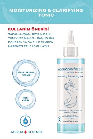 Arındırıcı Gözenek Sıkılaştırıcı Tonik 200ml Nemlendirici Temizleyici Akne Karşıtı Leke Açıcı - 6