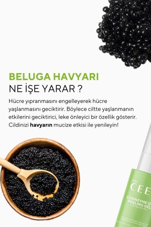 Arındırıcı ve Aydınlatıcı Yüz Peelingi Beluga Havyarı Özlü Coenzyme Q10 100 ml - 7