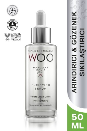 Arındırıcı Ve Gözenek Sıkılaştırıcı Serum 50ml Cilt Kusurlarını Azaltma Etkili Akne Karşıtı - Woo Skin Expert Academy