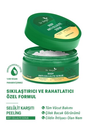 Arındırıcı Ve Nemlendirici -selülit Karşıtı Ve Sıkılaştırıcı Vücut Peelingi Lavanta - Vanilya 250ml R002 - 1