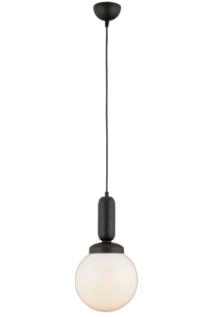 Arlo Single Black Modern Pendelleuchte Ball Kronleuchter Küche Wohnzimmer Pendelleuchte Kronleuchter 3381-01-BL - 5