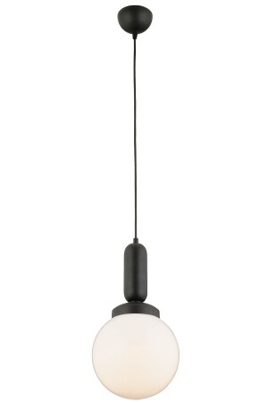 Arlo Single Black Modern Pendelleuchte Ball Kronleuchter Küche Wohnzimmer Pendelleuchte Kronleuchter 3381-01-BL - 6