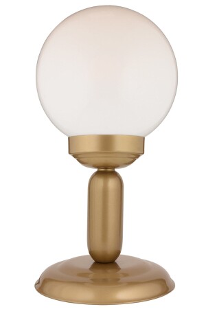 Arlo Tischlampe aus antikem weißem Glas, modernes Design, Lampenschirm für Wohnzimmer und Schlafzimmer, 3381-1M-FR - 6