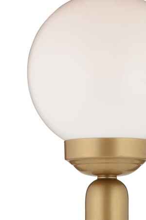 Arlo Tischlampe aus antikem weißem Glas, modernes Design, Lampenschirm für Wohnzimmer und Schlafzimmer, 3381-1M-FR - 8