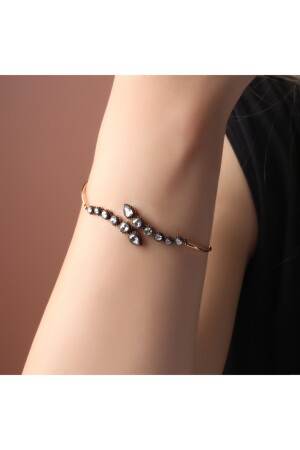 Armband aus Roségold mit Diamant-Tropfensteinen - 2