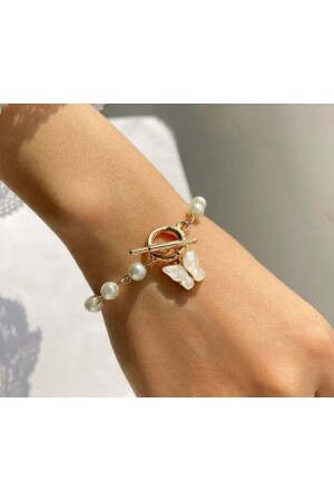 Armband mit Schmetterlingsfiguren – Perlenarmband – handgefertigtes Armband 1. Qualität - 3