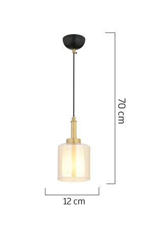 Armoni Single Round Modern Pendelleuchte Küche Wohnzimmer Pendelleuchte Kronleuchter 7000-2062-1Y - 5