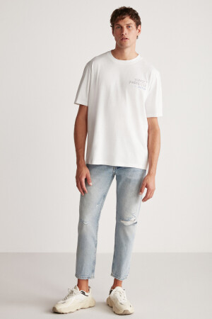 Arnaldo Regular Beyaz T-shirt ARNALDO01042023 - 6